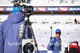 10.12.2021, Hochfilzen, Austria (AUT): Erik Lesser (GER) -  IBU World Cup Biathlon, sprint men, Hochfilzen (AUT). www.nordicfocus.com. © Manzoni/NordicFocus. Every downloaded picture is fee-liable.