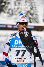 10.12.2021, Hochfilzen, Austria (AUT): Michal Krcmar (CZE) -  IBU World Cup Biathlon, sprint men, Hochfilzen (AUT). www.nordicfocus.com. © Manzoni/NordicFocus. Every downloaded picture is fee-liable.