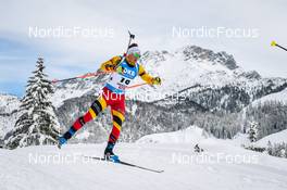 10.12.2021, Hochfilzen, Austria (AUT): Thierry Langer (BEL) -  IBU World Cup Biathlon, sprint men, Hochfilzen (AUT). www.nordicfocus.com. © Tumashov/NordicFocus. Every downloaded picture is fee-liable.