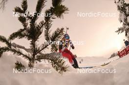 10.12.2021, Hochfilzen, Austria (AUT): Lisa Theresa Hauser (AUT) -  IBU World Cup Biathlon, sprint women, Hochfilzen (AUT). www.nordicfocus.com. © Tumashov/NordicFocus. Every downloaded picture is fee-liable.