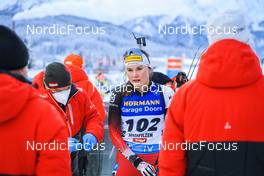 10.12.2021, Hochfilzen, Austria (AUT): Anna Juppe (AUT) -  IBU World Cup Biathlon, sprint women, Hochfilzen (AUT). www.nordicfocus.com. © Manzoni/NordicFocus. Every downloaded picture is fee-liable.