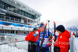 10.12.2021, Hochfilzen, Austria (AUT): Amy Baserga (SUI) -  IBU World Cup Biathlon, sprint women, Hochfilzen (AUT). www.nordicfocus.com. © Manzoni/NordicFocus. Every downloaded picture is fee-liable.