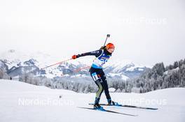 10.12.2021, Hochfilzen, Austria (AUT): Vanessa Voigt (GER) -  IBU World Cup Biathlon, sprint women, Hochfilzen (AUT). www.nordicfocus.com. © Manzoni/NordicFocus. Every downloaded picture is fee-liable.