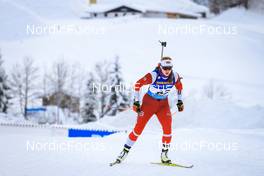 10.12.2021, Hochfilzen, Austria (AUT): Sanita Bulina (LAT) -  IBU World Cup Biathlon, sprint women, Hochfilzen (AUT). www.nordicfocus.com. © Manzoni/NordicFocus. Every downloaded picture is fee-liable.