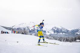 10.12.2021, Hochfilzen, Austria (AUT): Hanna Oeberg (SWE) -  IBU World Cup Biathlon, sprint women, Hochfilzen (AUT). www.nordicfocus.com. © Manzoni/NordicFocus. Every downloaded picture is fee-liable.