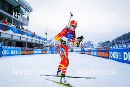 10.12.2021, Hochfilzen, Austria (AUT): Jialin Tang (CHN) -  IBU World Cup Biathlon, sprint women, Hochfilzen (AUT). www.nordicfocus.com. © Manzoni/NordicFocus. Every downloaded picture is fee-liable.