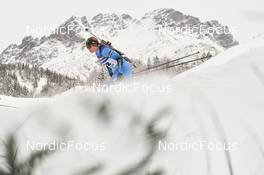10.12.2021, Hochfilzen, Austria (AUT): Anais Bescond (FRA) -  IBU World Cup Biathlon, sprint women, Hochfilzen (AUT). www.nordicfocus.com. © Tumashov/NordicFocus. Every downloaded picture is fee-liable.
