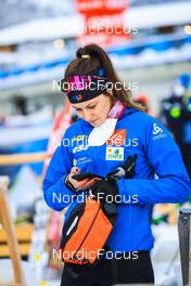 10.12.2021, Hochfilzen, Austria (AUT): Chloe Chevalier (FRA) -  IBU World Cup Biathlon, sprint women, Hochfilzen (AUT). www.nordicfocus.com. © Manzoni/NordicFocus. Every downloaded picture is fee-liable.
