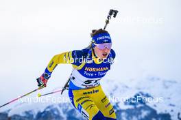 10.12.2021, Hochfilzen, Austria (AUT): Linn Persson (SWE) -  IBU World Cup Biathlon, sprint women, Hochfilzen (AUT). www.nordicfocus.com. © Manzoni/NordicFocus. Every downloaded picture is fee-liable.