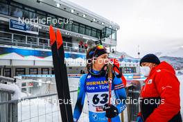 10.12.2021, Hochfilzen, Austria (AUT): Chloe Chevalier (FRA) -  IBU World Cup Biathlon, sprint women, Hochfilzen (AUT). www.nordicfocus.com. © Manzoni/NordicFocus. Every downloaded picture is fee-liable.