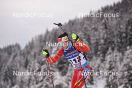 10.12.2021, Hochfilzen, Austria (AUT): Yan Zhang (CHN) -  IBU World Cup Biathlon, sprint women, Hochfilzen (AUT). www.nordicfocus.com. © Tumashov/NordicFocus. Every downloaded picture is fee-liable.