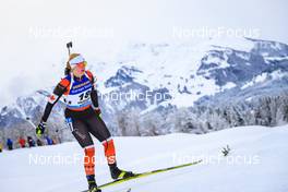 10.12.2021, Hochfilzen, Austria (AUT): Sarah Beaudry (CAN) -  IBU World Cup Biathlon, sprint women, Hochfilzen (AUT). www.nordicfocus.com. © Manzoni/NordicFocus. Every downloaded picture is fee-liable.