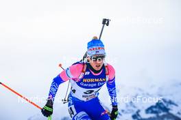 10.12.2021, Hochfilzen, Austria (AUT): Kristina Reztsova (RUS) -  IBU World Cup Biathlon, sprint women, Hochfilzen (AUT). www.nordicfocus.com. © Manzoni/NordicFocus. Every downloaded picture is fee-liable.