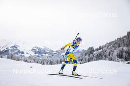 10.12.2021, Hochfilzen, Austria (AUT): Anna Magnusson (SWE) -  IBU World Cup Biathlon, sprint women, Hochfilzen (AUT). www.nordicfocus.com. © Manzoni/NordicFocus. Every downloaded picture is fee-liable.