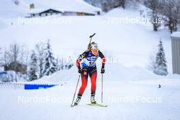 10.12.2021, Hochfilzen, Austria (AUT): Ingrid Landmark Tandrevold (NOR) -  IBU World Cup Biathlon, sprint women, Hochfilzen (AUT). www.nordicfocus.com. © Manzoni/NordicFocus. Every downloaded picture is fee-liable.