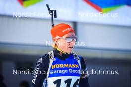 10.12.2021, Hochfilzen, Austria (AUT): Franziska Hildebrand (GER) -  IBU World Cup Biathlon, sprint women, Hochfilzen (AUT). www.nordicfocus.com. © Manzoni/NordicFocus. Every downloaded picture is fee-liable.