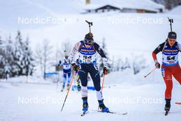 10.12.2021, Hochfilzen, Austria (AUT): Deedra Irwin (USA), Christina Rieder (AUT), (l-r) -  IBU World Cup Biathlon, sprint women, Hochfilzen (AUT). www.nordicfocus.com. © Manzoni/NordicFocus. Every downloaded picture is fee-liable.