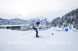 10.12.2021, Hochfilzen, Austria (AUT): Darcie Morton (AUS) -  IBU World Cup Biathlon, sprint women, Hochfilzen (AUT). www.nordicfocus.com. © Manzoni/NordicFocus. Every downloaded picture is fee-liable.