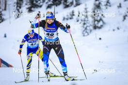 10.12.2021, Hochfilzen, Austria (AUT): Olena Bilosiuk (UKR), Regina Oja (EST), (l-r) -  IBU World Cup Biathlon, sprint women, Hochfilzen (AUT). www.nordicfocus.com. © Manzoni/NordicFocus. Every downloaded picture is fee-liable.