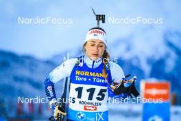 10.12.2021, Hochfilzen, Austria (AUT): Nastassia Kinnunen (FIN) -  IBU World Cup Biathlon, sprint women, Hochfilzen (AUT). www.nordicfocus.com. © Manzoni/NordicFocus. Every downloaded picture is fee-liable.