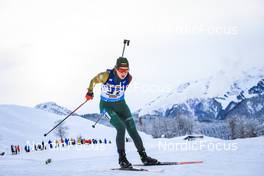 10.12.2021, Hochfilzen, Austria (AUT): Ekaterina Avvakumova (KOR) -  IBU World Cup Biathlon, sprint women, Hochfilzen (AUT). www.nordicfocus.com. © Manzoni/NordicFocus. Every downloaded picture is fee-liable.
