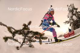 10.12.2021, Hochfilzen, Austria (AUT): Kristina Reztsova (RUS) -  IBU World Cup Biathlon, sprint women, Hochfilzen (AUT). www.nordicfocus.com. © Tumashov/NordicFocus. Every downloaded picture is fee-liable.