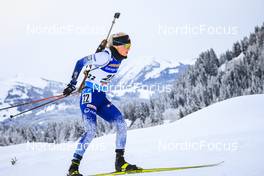10.12.2021, Hochfilzen, Austria (AUT): Mari Eder (FIN) -  IBU World Cup Biathlon, sprint women, Hochfilzen (AUT). www.nordicfocus.com. © Manzoni/NordicFocus. Every downloaded picture is fee-liable.