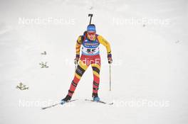 10.12.2021, Hochfilzen, Austria (AUT): Lotte Lie (BEL) -  IBU World Cup Biathlon, sprint women, Hochfilzen (AUT). www.nordicfocus.com. © Tumashov/NordicFocus. Every downloaded picture is fee-liable.
