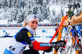 10.12.2021, Hochfilzen, Austria (AUT): Tiril Eckhoff (NOR) -  IBU World Cup Biathlon, sprint women, Hochfilzen (AUT). www.nordicfocus.com. © Manzoni/NordicFocus. Every downloaded picture is fee-liable.