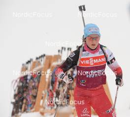 09.12.2021, Hochfilzen, Austria (AUT): Dunja Zdouc (AUT) -  IBU World Cup Biathlon, training, Hochfilzen (AUT). www.nordicfocus.com. © Tumashov/NordicFocus. Every downloaded picture is fee-liable.