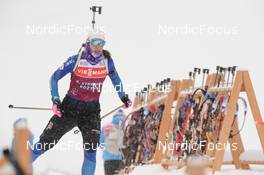 09.12.2021, Hochfilzen, Austria (AUT): Alina Stremous (MDA) -  IBU World Cup Biathlon, training, Hochfilzen (AUT). www.nordicfocus.com. © Tumashov/NordicFocus. Every downloaded picture is fee-liable.