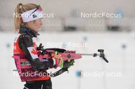 09.12.2021, Hochfilzen, Austria (AUT): Emma Lunder (CAN) -  IBU World Cup Biathlon, training, Hochfilzen (AUT). www.nordicfocus.com. © Tumashov/NordicFocus. Every downloaded picture is fee-liable.