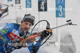 09.12.2021, Hochfilzen, Austria (AUT): Simon Desthieux (FRA) -  IBU World Cup Biathlon, training, Hochfilzen (AUT). www.nordicfocus.com. © Tumashov/NordicFocus. Every downloaded picture is fee-liable.