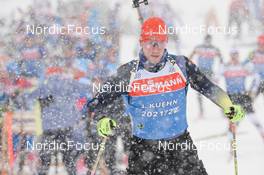 09.12.2021, Hochfilzen, Austria (AUT): Johannes Kuehn (GER) -  IBU World Cup Biathlon, training, Hochfilzen (AUT). www.nordicfocus.com. © Tumashov/NordicFocus. Every downloaded picture is fee-liable.