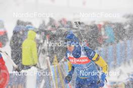 09.12.2021, Hochfilzen, Austria (AUT): Martin Ponsiluoma (SWE) -  IBU World Cup Biathlon, training, Hochfilzen (AUT). www.nordicfocus.com. © Tumashov/NordicFocus. Every downloaded picture is fee-liable.