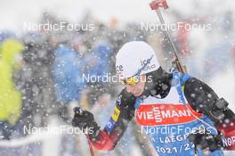 09.12.2021, Hochfilzen, Austria (AUT): Sturla Holm Laegreid (NOR) -  IBU World Cup Biathlon, training, Hochfilzen (AUT). www.nordicfocus.com. © Tumashov/NordicFocus. Every downloaded picture is fee-liable.