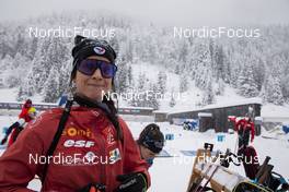 09.12.2021, Hochfilzen, Austria (AUT): Anais Chevalier-Bouchet (FRA) -  IBU World Cup Biathlon, training, Hochfilzen (AUT). www.nordicfocus.com. © Manzoni/NordicFocus. Every downloaded picture is fee-liable.