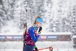 09.12.2021, Hochfilzen, Austria (AUT): Dzinara Alimbekava (BLR) -  IBU World Cup Biathlon, training, Hochfilzen (AUT). www.nordicfocus.com. © Manzoni/NordicFocus. Every downloaded picture is fee-liable.