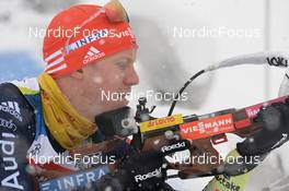09.12.2021, Hochfilzen, Austria (AUT): Roman Rees (GER) -  IBU World Cup Biathlon, training, Hochfilzen (AUT). www.nordicfocus.com. © Tumashov/NordicFocus. Every downloaded picture is fee-liable.