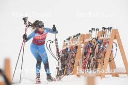 09.12.2021, Hochfilzen, Austria (AUT): Chloe Chevalier (FRA) -  IBU World Cup Biathlon, training, Hochfilzen (AUT). www.nordicfocus.com. © Tumashov/NordicFocus. Every downloaded picture is fee-liable.
