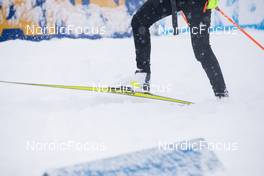 09.12.2021, Hochfilzen, Austria (AUT): Event Feature: Undefined athlete competes in the deep snow -  IBU World Cup Biathlon, training, Hochfilzen (AUT). www.nordicfocus.com. © Manzoni/NordicFocus. Every downloaded picture is fee-liable.