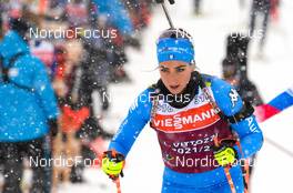 09.12.2021, Hochfilzen, Austria (AUT): Lisa Vittozzi (ITA) -  IBU World Cup Biathlon, training, Hochfilzen (AUT). www.nordicfocus.com. © Tumashov/NordicFocus. Every downloaded picture is fee-liable.