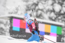 09.12.2021, Hochfilzen, Austria (AUT): Irina Kazakevich (RUS) -  IBU World Cup Biathlon, training, Hochfilzen (AUT). www.nordicfocus.com. © Tumashov/NordicFocus. Every downloaded picture is fee-liable.