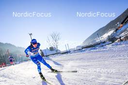19.12.2021, Annecy-Le Grand Bornand, France (FRA): Lukas Hofer (ITA) -  IBU World Cup Biathlon, mass men, Annecy-Le Grand Bornand (FRA). www.nordicfocus.com. © Manzoni/NordicFocus. Every downloaded picture is fee-liable.