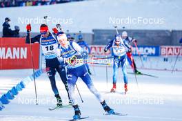 19.12.2021, Annecy-Le Grand Bornand, France (FRA): Tero Seppala (FIN), Philipp Nawrath (GER), (l-r) -  IBU World Cup Biathlon, mass men, Annecy-Le Grand Bornand (FRA). www.nordicfocus.com. © Manzoni/NordicFocus. Every downloaded picture is fee-liable.