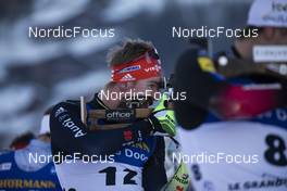 19.12.2021, Annecy-Le Grand Bornand, France (FRA): Johannes Kuehn (GER) -  IBU World Cup Biathlon, mass men, Annecy-Le Grand Bornand (FRA). www.nordicfocus.com. © Manzoni/NordicFocus. Every downloaded picture is fee-liable.