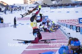 19.12.2021, Annecy-Le Grand Bornand, France (FRA): Marte Olsbu Roeiseland (NOR) - IBU World Cup Biathlon, mass women, Annecy-Le Grand Bornand (FRA). www.nordicfocus.com. © Manzoni/NordicFocus. Every downloaded picture is fee-liable.