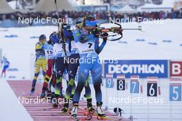 19.12.2021, Annecy-Le Grand Bornand, France (FRA): Justine Braisaz-Bouchet (FRA) - IBU World Cup Biathlon, mass women, Annecy-Le Grand Bornand (FRA). www.nordicfocus.com. © Manzoni/NordicFocus. Every downloaded picture is fee-liable.