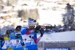 19.12.2021, Annecy-Le Grand Bornand, France (FRA): Kristina Reztsova (RUS) - IBU World Cup Biathlon, mass women, Annecy-Le Grand Bornand (FRA). www.nordicfocus.com. © Manzoni/NordicFocus. Every downloaded picture is fee-liable.
