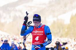 18.12.2021, Annecy-Le Grand Bornand, France (FRA): Quentin Fillon Maillet (FRA) -  IBU World Cup Biathlon, pursuit men, Annecy-Le Grand Bornand (FRA). www.nordicfocus.com. © Manzoni/NordicFocus. Every downloaded picture is fee-liable.